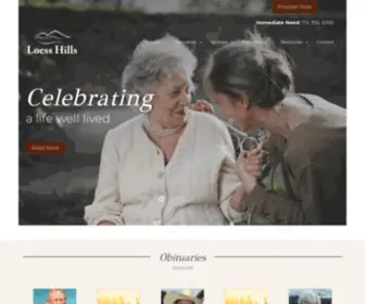 Loesshillsfuneralhome.com(Loess Hills Funeral Home) Screenshot