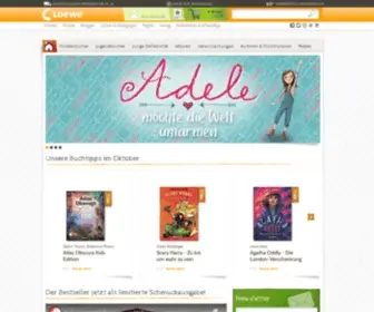 Loewe-Verlag.de(Entdecken Sie jetzt erstklassige Kinderbücher und Jugendbücher für Mädchen und Jungs) Screenshot