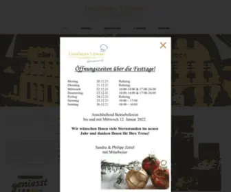 Loewen-Grossdietwil.ch(Gasthaus Löwen) Screenshot