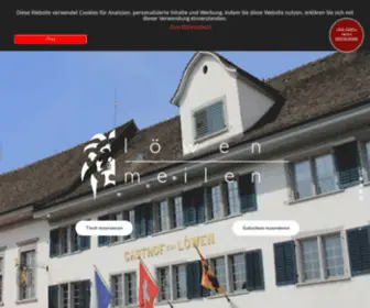 Loewen-Meilen.ch(Gute Restaurants Zürich) Screenshot