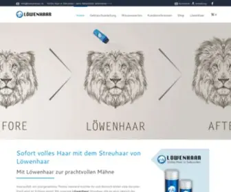 Loewenhaar.ch(Streuhaar) Screenshot