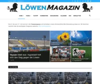 Loewenmagazin.de(TSV 1860 München) Screenshot