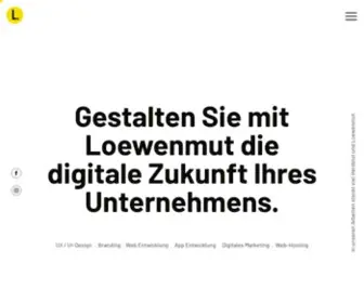 Loewenmut.ch(Webdesign) Screenshot