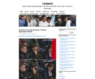 Loewland.com(Jogi & Hansis Fußballwunderland) Screenshot