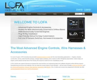 Lofa.net(Advanced Engine Control Panels & Accessories) Screenshot
