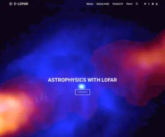 Lofar.ie(Exploring the radio universe from Ireland) Screenshot