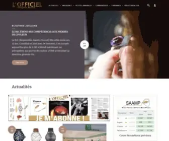 Lofficielhb.com(L'Officiel Horlogerie et Bijouterie) Screenshot