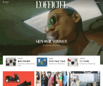 Lofficielhommes.co.kr(Lofficielhommes korea) Screenshot