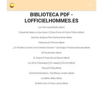 Lofficielhommes.es(BIBLIOTECA PDF) Screenshot