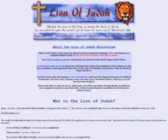 Lofj.com(Lion of Judah) Screenshot