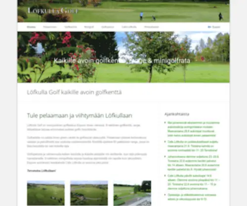 Lofkullagolf.fi(Löfkulla) Screenshot