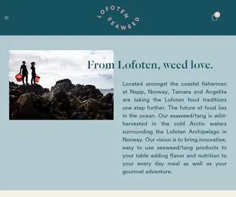 Lofotenseaweed.no(Lofoten Seaweed) Screenshot