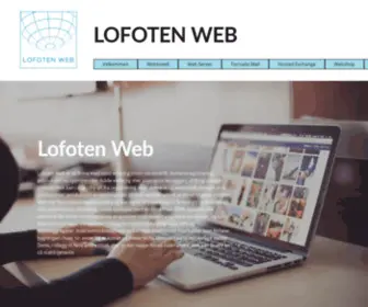 Lofotnett.no(Velkommen) Screenshot