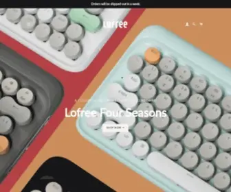 Lofree.co(Nostalgic Wireless Keyboards & Speakers) Screenshot