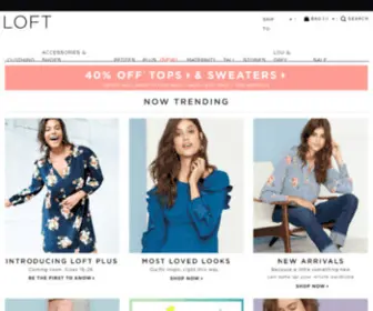 Loft.com(LOFT is all about style. Our women's clothing) Screenshot