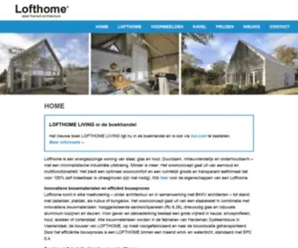 Lofthome.nl(Het stalen huis) Screenshot