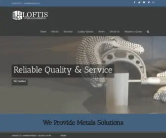 Loftissteel.com(Loftis Steel & Aluminum) Screenshot