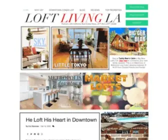 Loftlivingla.com(For Sale Lofts) Screenshot