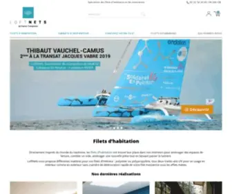 Loftnets.com(Spécialiste des filets d'habitation et de catamarans) Screenshot