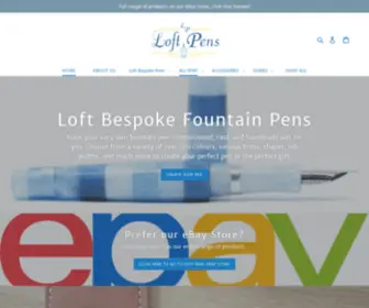 Loftpens.com(Loft Pens Online Store) Screenshot