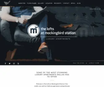 Loftsatmockingbirdstation.com(The Lofts at Mockingbird Station) Screenshot