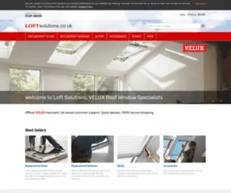 Loftsolutions.co.uk(Velux Blinds) Screenshot