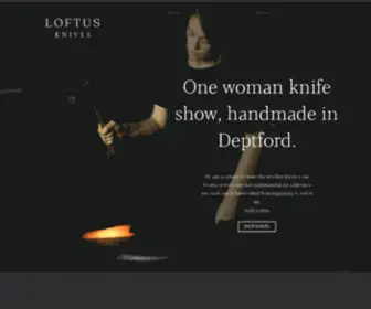 Loftusknives.com(Loftus Knives) Screenshot