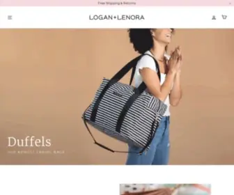 Loganandlenora.com(Waterproof Travel Bags by Logan) Screenshot