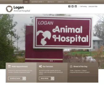 Logananimalhospital.com(Logan Animal Hospital) Screenshot