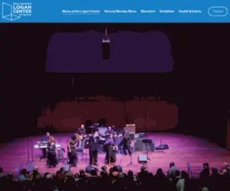 Logancenterblues.org(Blues at the Logan Center) Screenshot