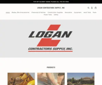 Logancontractors.shop(Logan Contractors Supply) Screenshot