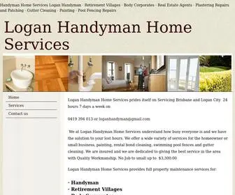 Loganhandymanhomesevices.com.au(Logan Handyman Home Services) Screenshot