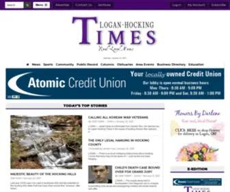 Loganhockingtimes.com(Logan-Hocking Times) Screenshot