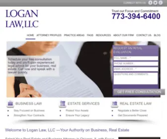 Loganlawllc.com(Expect the Best from Your Real Estate Attorney in Chicago) Screenshot