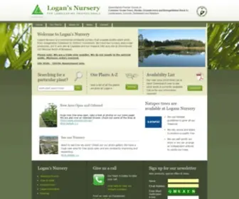 Logansnursery.com.au(For landscaping professionals) Screenshot