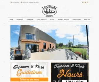 Logboatbrewing.com(Logboat Brewing Co) Screenshot