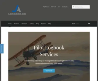 Logbookair.com(Pilot Logbooks & Binders) Screenshot