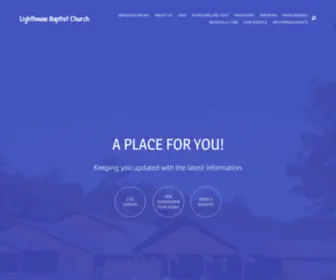 Logcabinchurch.net(Lighthouse Baptist Church) Screenshot