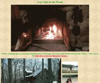 Logcabininthewoods.com(Log Cabin in the Woods) Screenshot