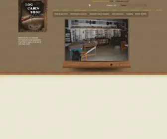 Logcabinshop.com(Log Cabin Shop) Screenshot