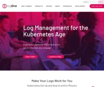 Logdna.com(LogDNA WaveBackground Demo) Screenshot