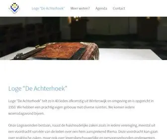 Logedeachterhoek.nl(Loge "De Achterhoek") Screenshot