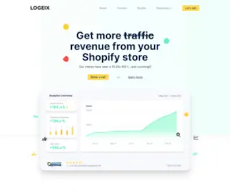 Logeix.com(Shopify SEO Agency Services) Screenshot