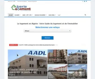 Logement-Algerie.com(Le logement en Algérie) Screenshot