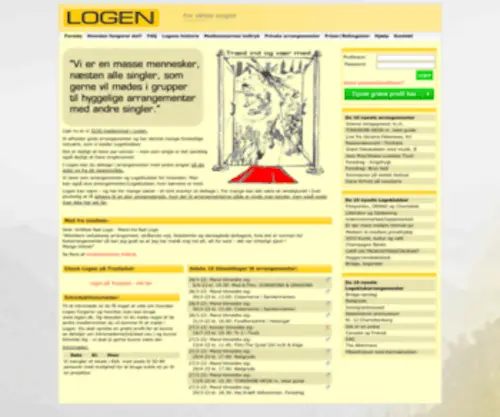 Logen.dk(Forside) Screenshot