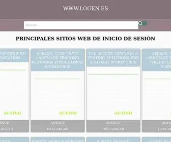 Logen.es(Iniciar sesión) Screenshot