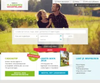Logereninvlaanderenvakantieland.be(Logeren in Vlaanderen Vakantieland) Screenshot