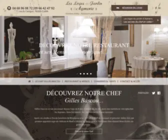 Logesaymeric.com(Loges du Jardin d'Aymeric) Screenshot