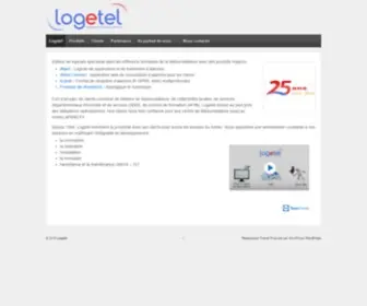 Logetel.fr(Logiciels, télésurveillance, frontaux, IP, sécurité) Screenshot