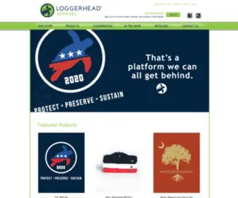 Loggerheadapparel.com(Loggerhead Apparel) Screenshot